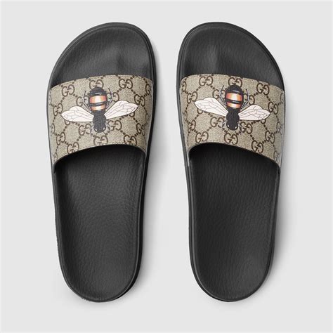 gucci supreme slide sandals